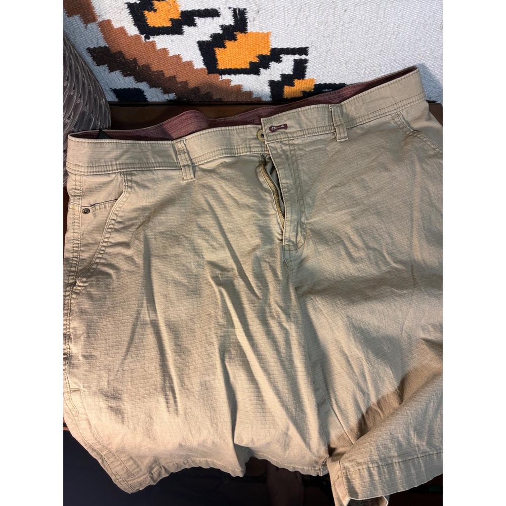 Weatherproof Vintage Shorts Mens 38 Tan Excellent Ripstop Stretch Utility